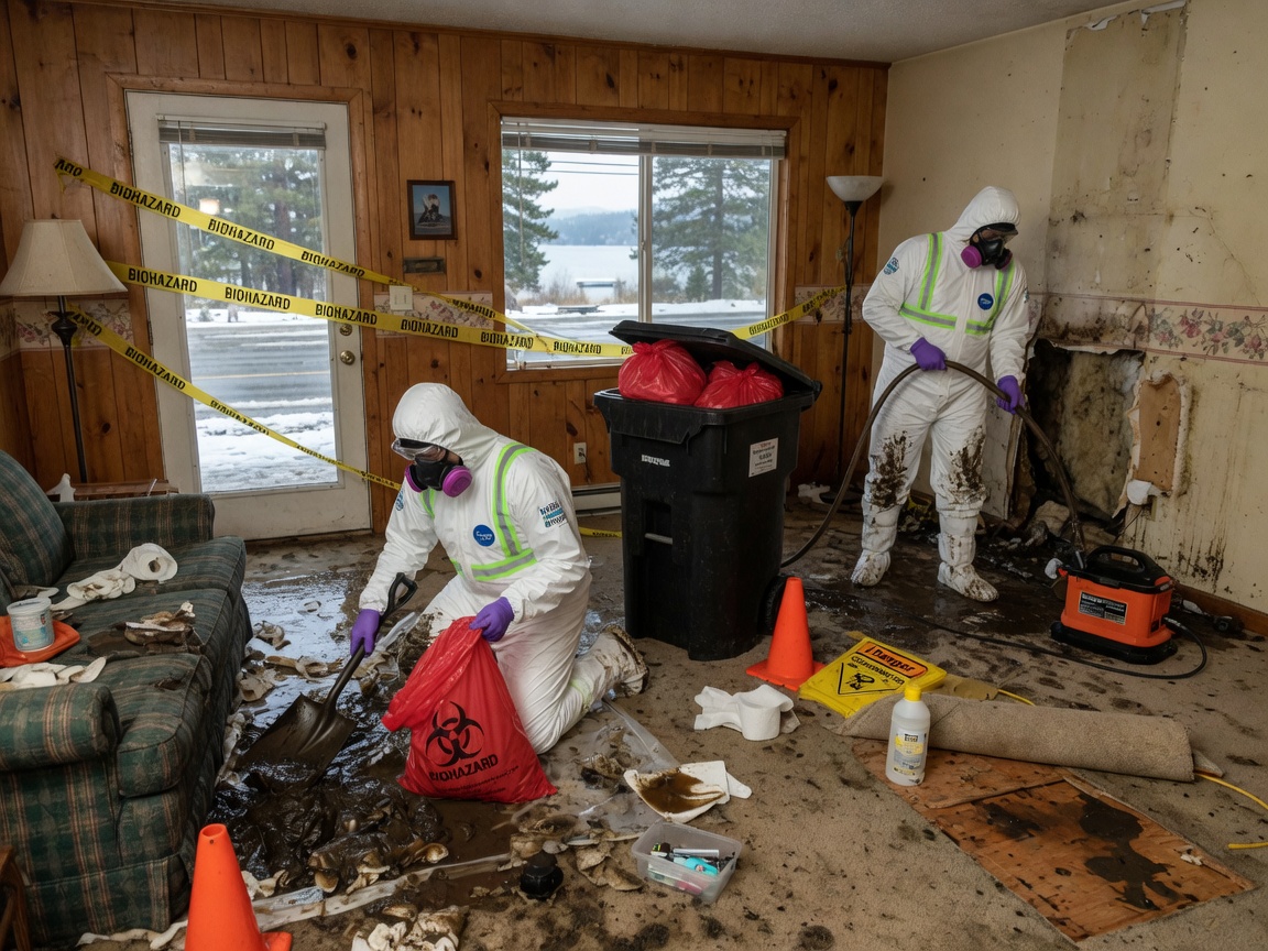 Biohazard Cleanup After Sewage Backup in Coeur d'Alene Homes